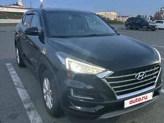 2020 Hyundai Tucson III Рестайлинг, чёрный, 1990000 рублей, вид 3