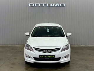 2016 Hyundai Solaris I Рестайлинг, белый, 1147000 рублей, вид 2