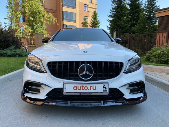 2018 Mercedes-Benz C-Класс 200 IV (W205) Рестайлинг, белый - вид 3