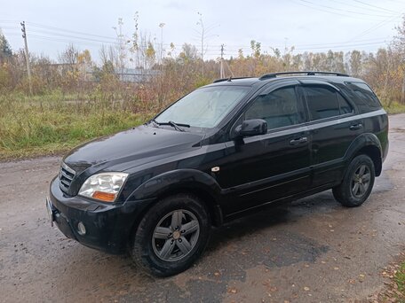 2008 Kia Sorento I Рестайлинг, чёрный, 725000 рублей, вид 2
