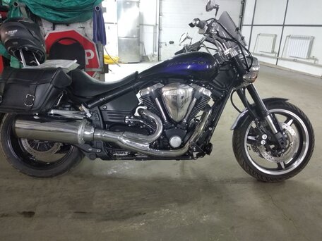 2003 Yamaha XV 1700 Warrior, чёрный, 700000 рублей, вид 3