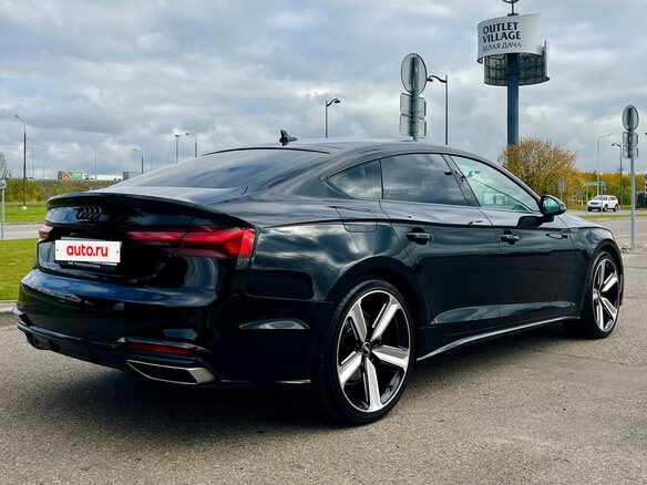 2020 Audi A5 40 TDI II (F5) Рестайлинг, чёрный - вид 7