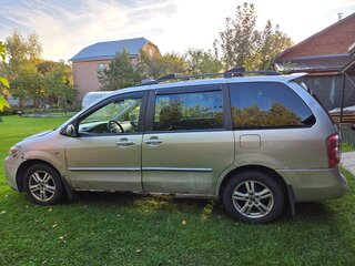 2004 Mazda MPV II (LW) Рестайлинг, серебристый, 290000 рублей, вид 4