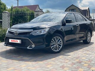 2016 Toyota Camry VII (XV50) Рестайлинг, чёрный, 2050000 рублей, вид 1