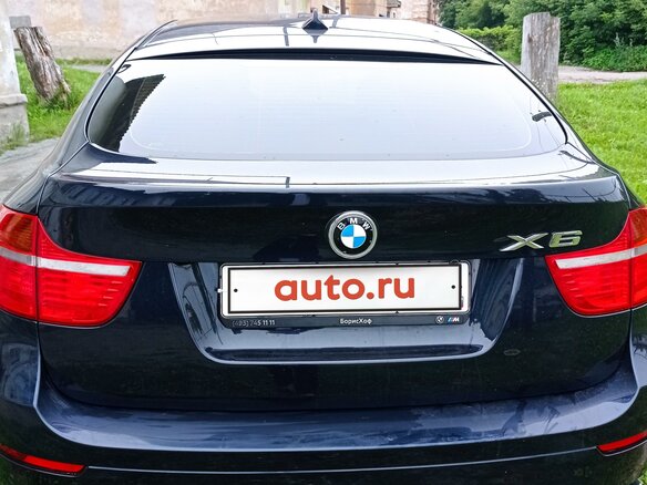 2008 BMW X6 35i 6-speed I (E71), синий, 1600000 рублей - вид 2