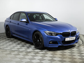2018 BMW 3 серии 330i xDrive VI (F3x) Рестайлинг, синий, 2715900 рублей, вид 3