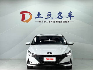 2022 Hyundai Elantra VII (CN7), белый, 1330000 рублей, вид 2