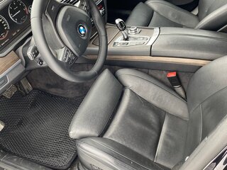 2009 BMW 7 серии 740d V (F01/F02/F04), чёрный, 1600000 рублей, вид 4
