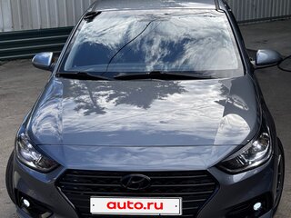 2019 Hyundai Accent V, серый, 1700000 рублей, вид 4