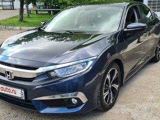 2016 Honda Civic X, голубой, 1790000 рублей, вид 3