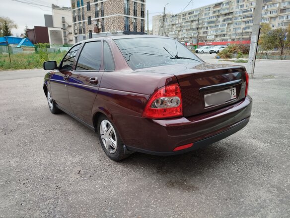 2011 Lada (ВАЗ) Priora I, пурпурный, 400000 рублей - вид 5