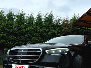 2021 Mercedes-Benz S-Класс 350 d Long 4MATIC VII (W223), чёрный, 7500000 рублей, вид 4