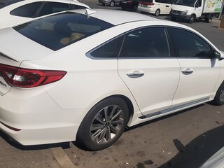 2016 Hyundai Sonata VII (LF), белый, 1300000 рублей, вид 2