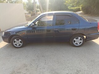 2008 Hyundai Accent ТагАЗ II, синий, 380000 рублей, вид 2