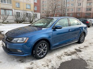 2016 Volkswagen Jetta VI Рестайлинг, голубой, 1700000 рублей, вид 1