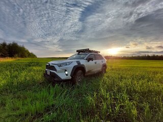 2019 Toyota RAV4 V (XA50), белый, 4200000 рублей, вид 4