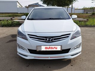 2016 Hyundai Solaris I Рестайлинг, белый, 1050000 рублей, вид 2