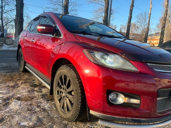 2008 Mazda CX-7 I, красный, 900000 рублей - вид 4