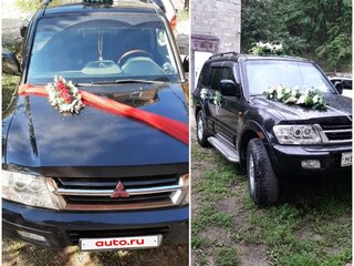 2001 Mitsubishi Montero III, чёрный, 1300000 рублей, вид 2