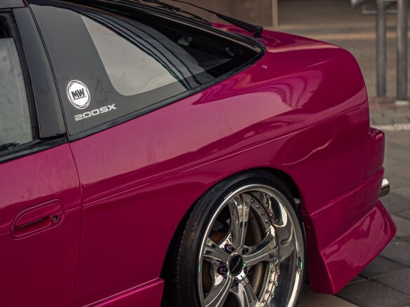 1992 Nissan 200SX S13, розовый - вид 8