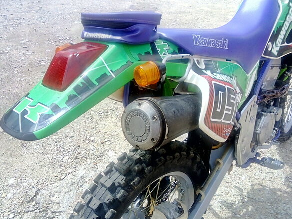 1994 Kawasaki KLX 250, зелёный, 270000 рублей - вид 4