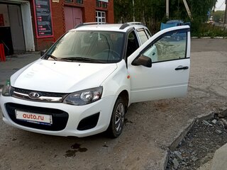 2014 Lada (ВАЗ) Kalina II, белый, 400000 рублей, вид 1