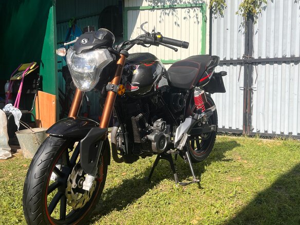 2011 Stels Flame 200, чёрный, 110000 рублей - вид 3