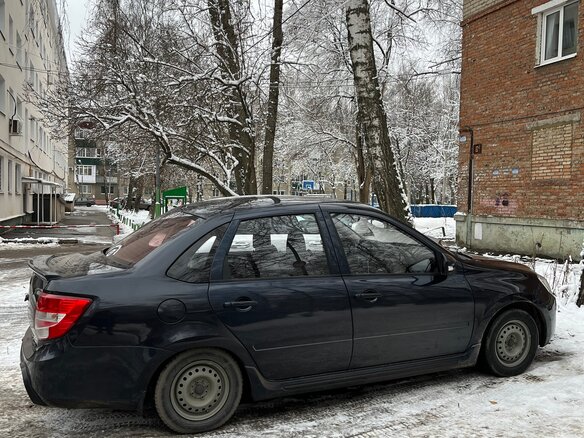 2012 Lada (ВАЗ) Granta I, серый, 510000 рублей - вид 1