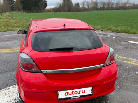 2008 Opel Astra GTC H Рестайлинг, красный, 375000 рублей - вид 8