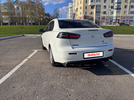 2012 Mitsubishi Lancer X Рестайлинг, белый, 760000 рублей, вид 5