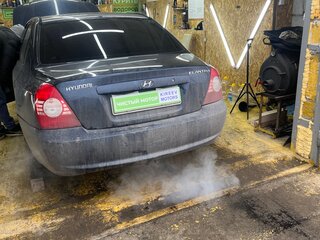 2008 Hyundai Elantra ТагАЗ III (XD2) Рестайлинг, голубой, 450000 рублей, вид 5