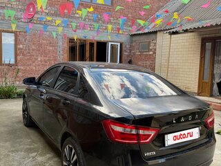 2015 Lada (ВАЗ) Vesta I, чёрный, 750000 рублей, вид 4