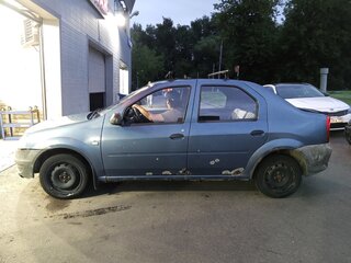 2011 Renault Logan I Рестайлинг, синий, 150000 рублей, вид 2