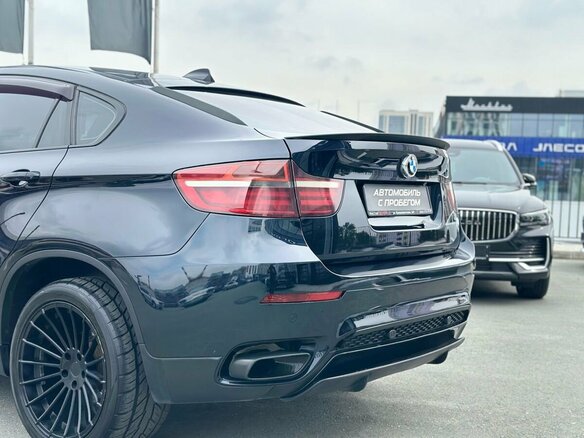 2012 BMW X6 35i I (E71) Рестайлинг, чёрный - вид 12