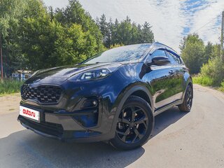 2021 Kia Sportage IV Рестайлинг, чёрный, 2880000 рублей, вид 3