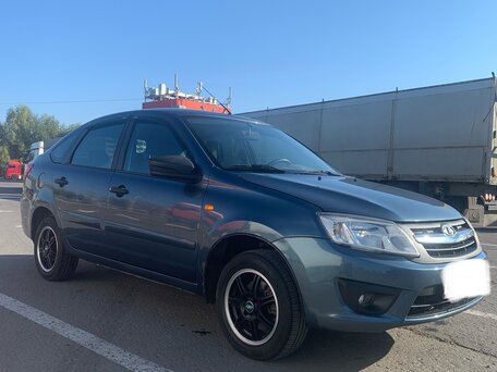 2014 Lada (ВАЗ) Granta I, серый, 290000 рублей, вид 3