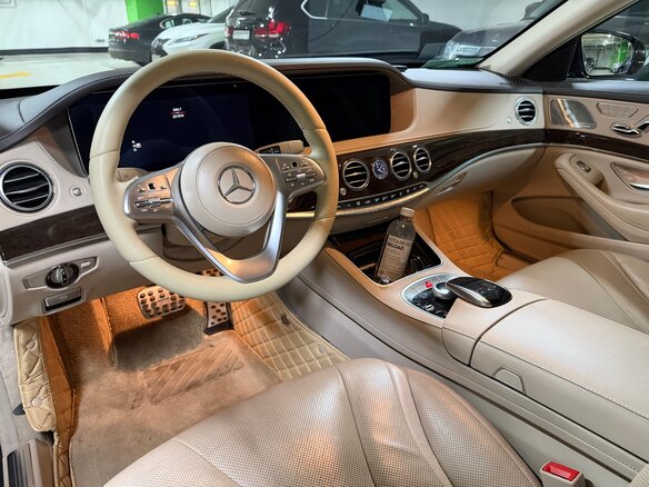 2018 Mercedes-Benz S-Класс 350 d Long VI (W222, C217) Рестайлинг, чёрный, 3900000 рублей - вид 19