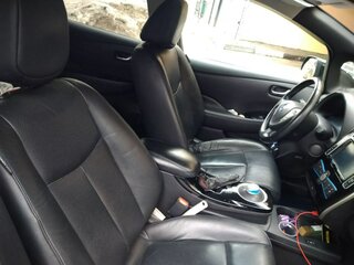 2016 Nissan Leaf 30kWh I (ZE0/AZE0), чёрный, 1200000 рублей, вид 2
