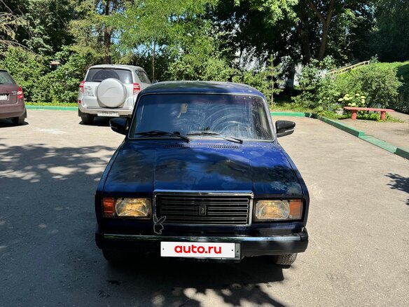 1999 Lada (ВАЗ) 2107, синий, 190000 рублей