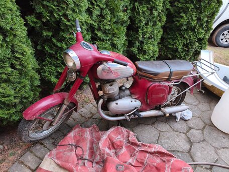 1972 Jawa 350/360, красный, 145755 рублей, вид 1
