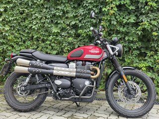 2018 Triumph Scrambler, красный, 920000 рублей, вид 3