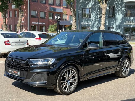 2023 Audi Q7 50 TDI II (4M) Рестайлинг, синий, 8940000 рублей, вид 1