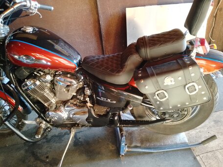 1998 Honda Steed 400, чёрный, 290000 рублей, вид 2