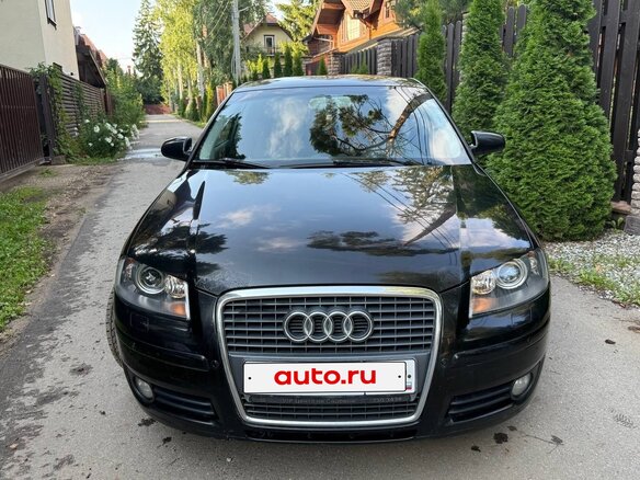 2007 Audi A3 II (8P) Рестайлинг 1, чёрный, 685000 рублей - вид 2