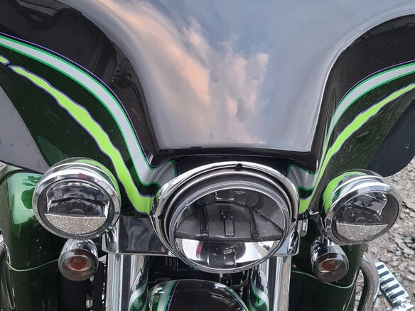 2006 Harley-Davidson Electra Glide, зелёный, 700000 рублей - вид 15
