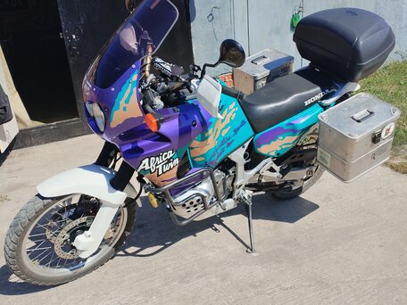 1996 Honda XRV 750 Africa Twin, зелёный, 530000 рублей, вид 1
