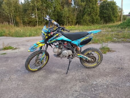 2024 Regulmoto RM125, синий, 65000 рублей, вид 2