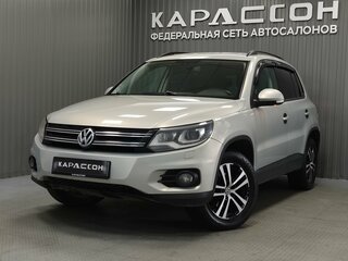 2012 Volkswagen Tiguan I Рестайлинг, серебристый, 990000 рублей, вид 1