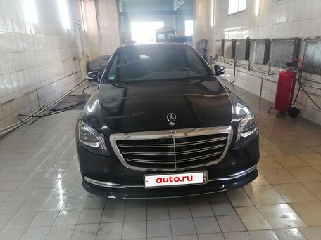 2019 Mercedes-Benz S-Класс 400 d VI (W222, C217) Рестайлинг, чёрный, 9000000 рублей, вид 1
