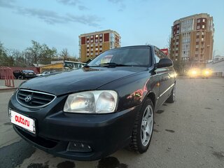 2007 Hyundai Accent ТагАЗ II, чёрный, 240000 рублей, вид 1